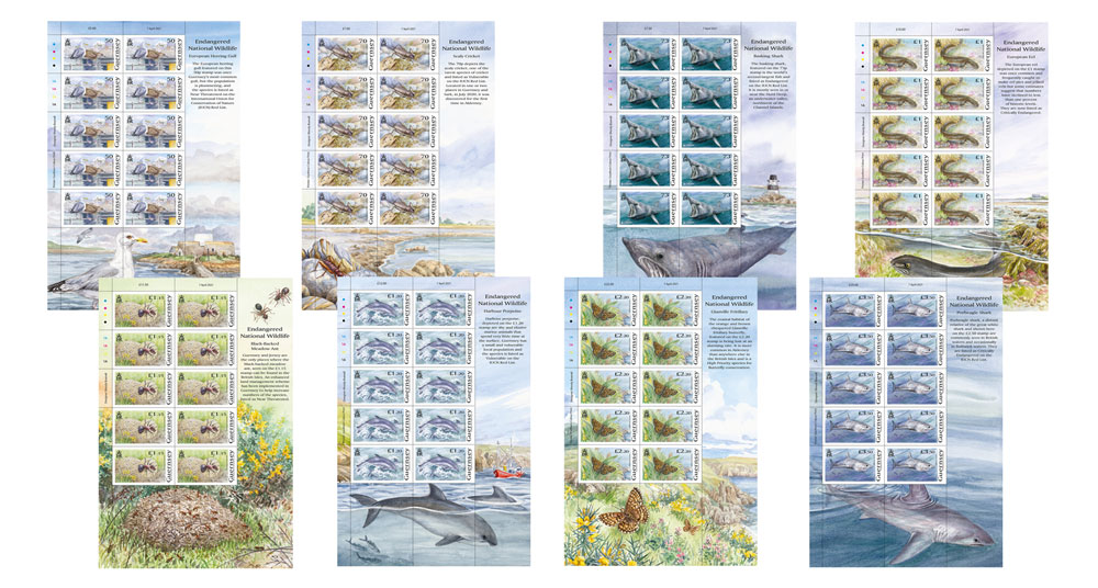 Sheets of 10